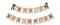 Greentek; Happy Halloween Burlap Banner Garland – Rustic Spooky Party Decorations with Black Bows for Indoor Outdoor Home, Office, Classroom, Mantel & Fireplace Decor; Category:Banners; Image:2